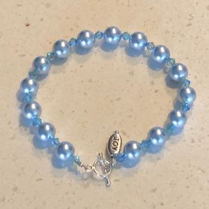 💕Beautiful Baby blue Pearl Bracelet💕